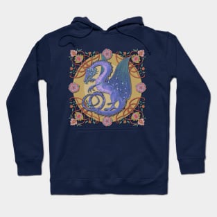 Celtic Medieval Celestial Sky Dragon Hoodie